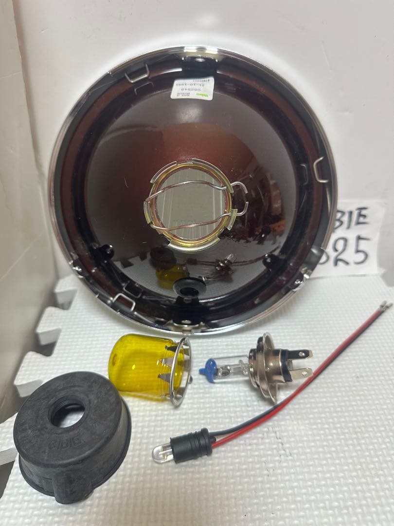 新品当時物シビエスーパーオスカー180πシビエ凹レンズ付ヘッドライト/マーシャル