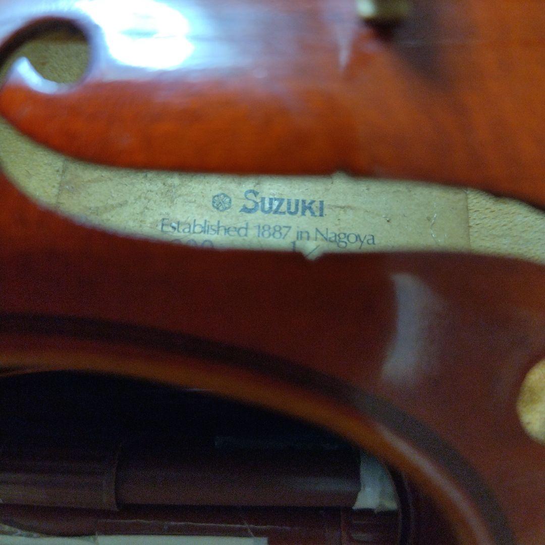 ♥5才前後の子供用スズキバイオリン1/8♥品番200弓ケ―スKUNの肩当て松脂付