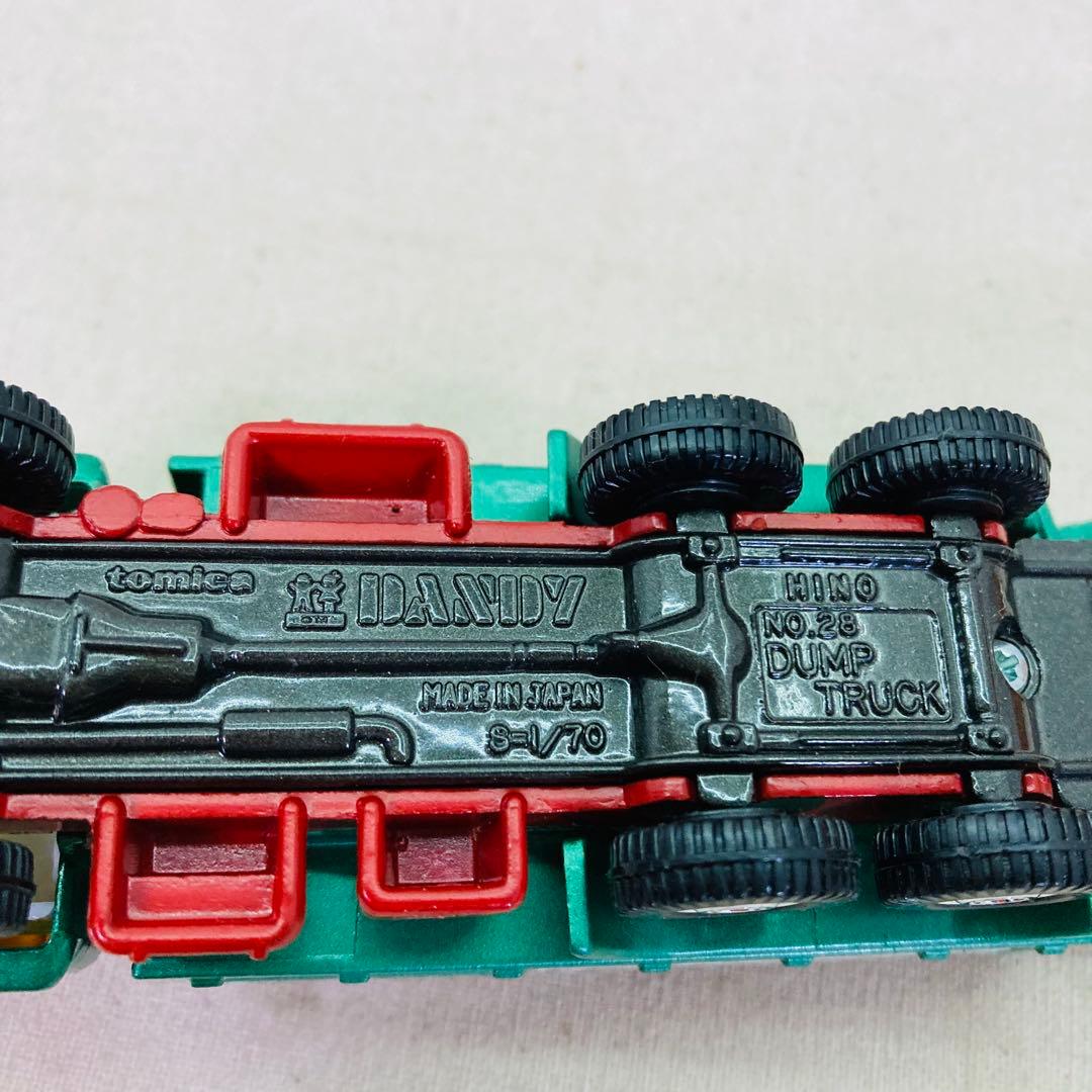 TOMY　トミー　トミカ　ダンディ　028　日野　ダンプトラック　日本製