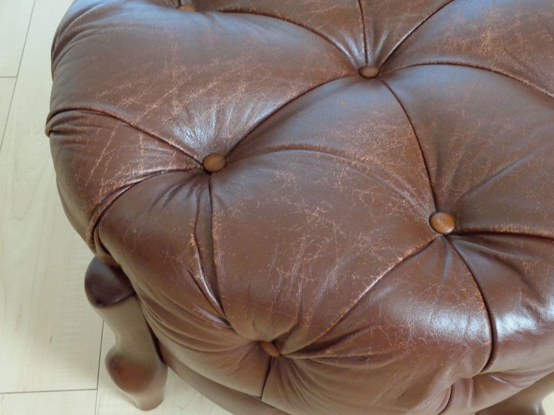 maruni マルニ ベルサイユ 本革 スツール オットマン チェア