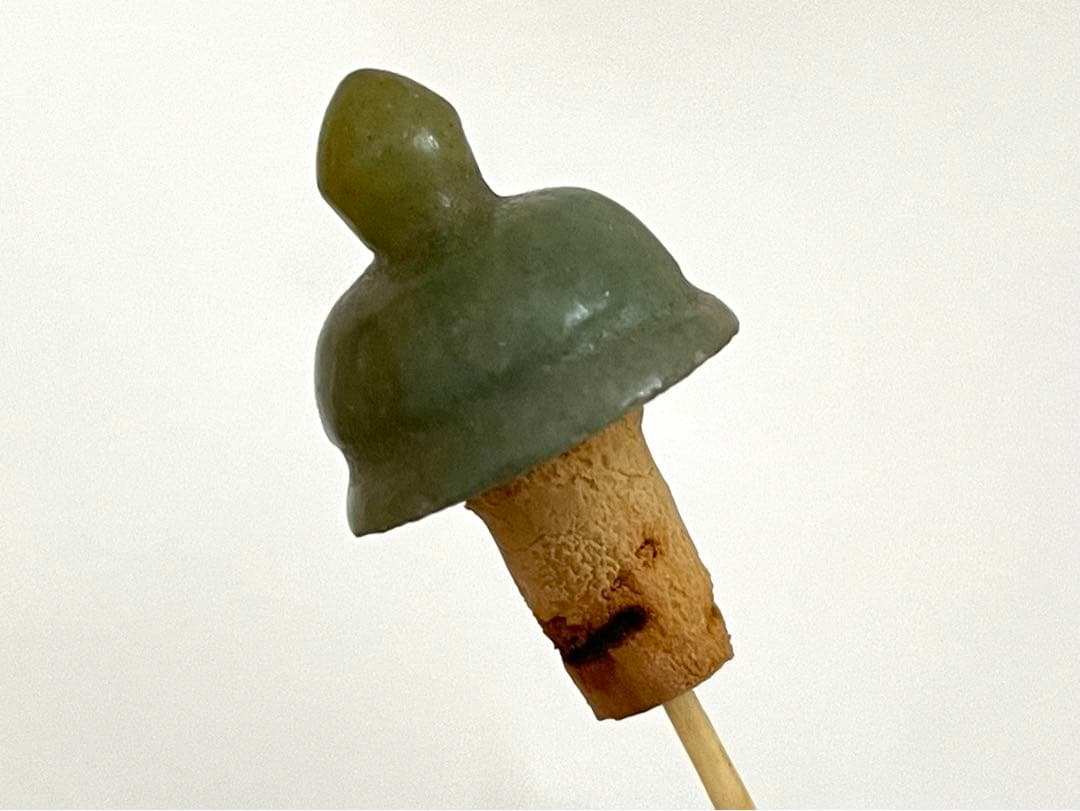 骨董　アンティーク　中国骨董　鼻煙壷　陶製　翡翠？　コレクション　清朝