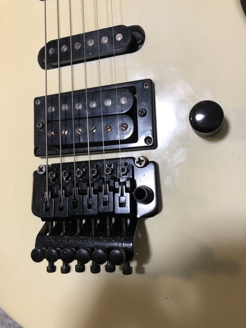 フル調整　アリアプロ2 VANGUARD ホワイト　フロイドローズ　エレキギター