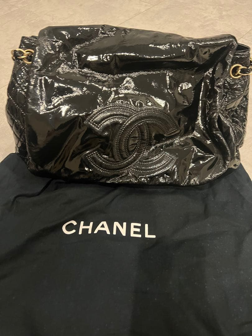 【美品】CHANEL シャネル　ブラック ハンドバッグ