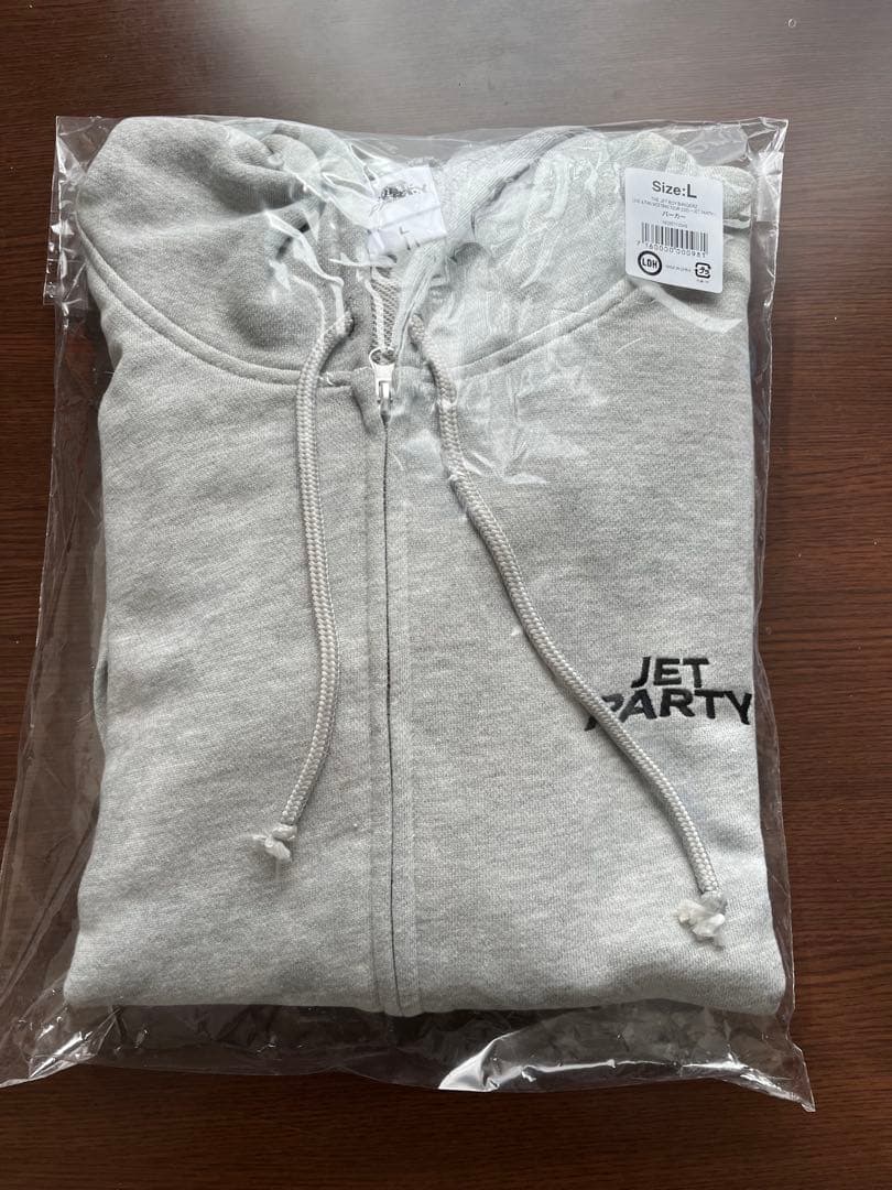 TJBB JET PARTY グレー パーカー Lサイズ