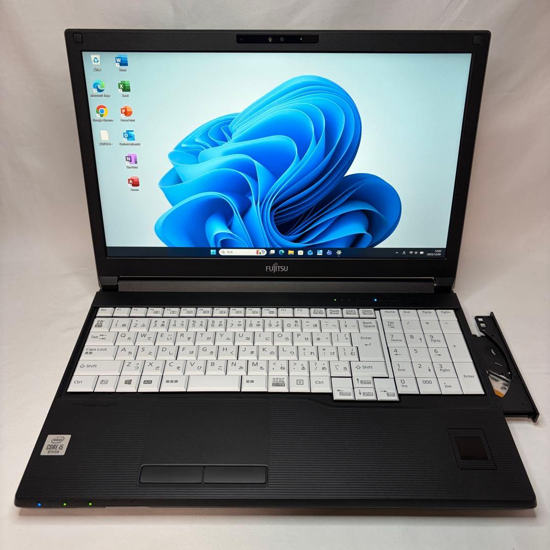 極美品 LIFEBOOK A7510 10世代 i5 16GB フルHD DVD