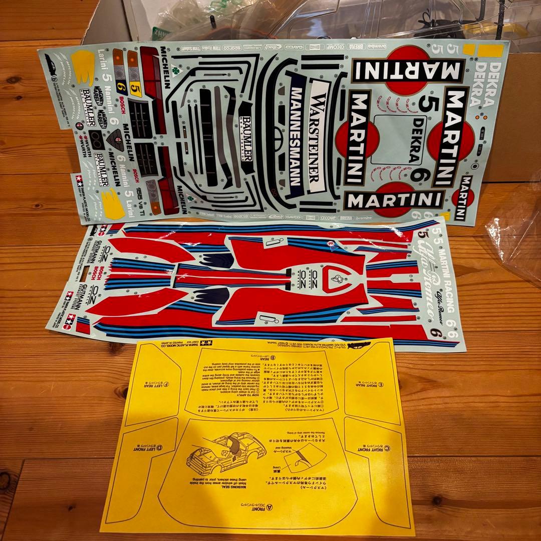 タミヤ 1/10 マルティーニ アルファロメオ 155 V6 TI TA03F