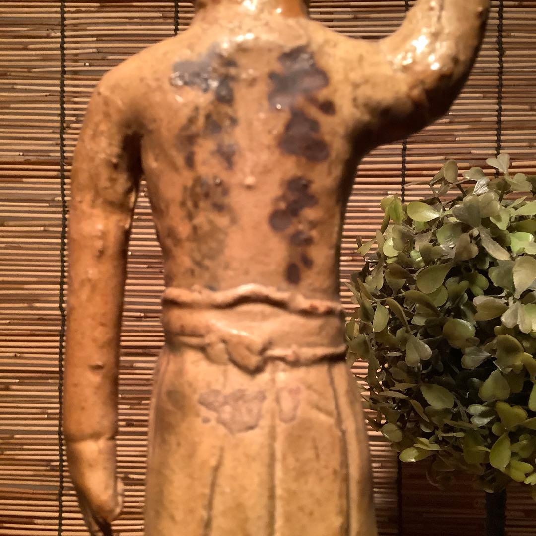 古玩・明治期「釈迦誕生仏」天上天下唯我独尊・諸行無常・一切皆苦・寺院仏閣・素焼