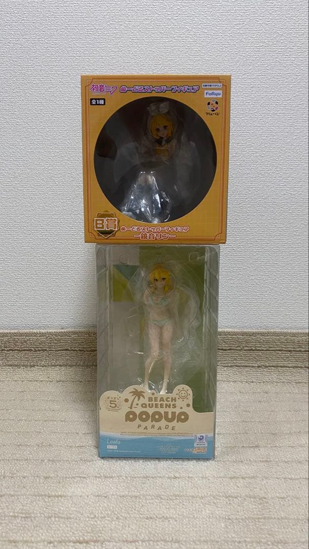 GOOD SMILE COMPANY とフリューくじB賞鏡音リンぬーど2点セット