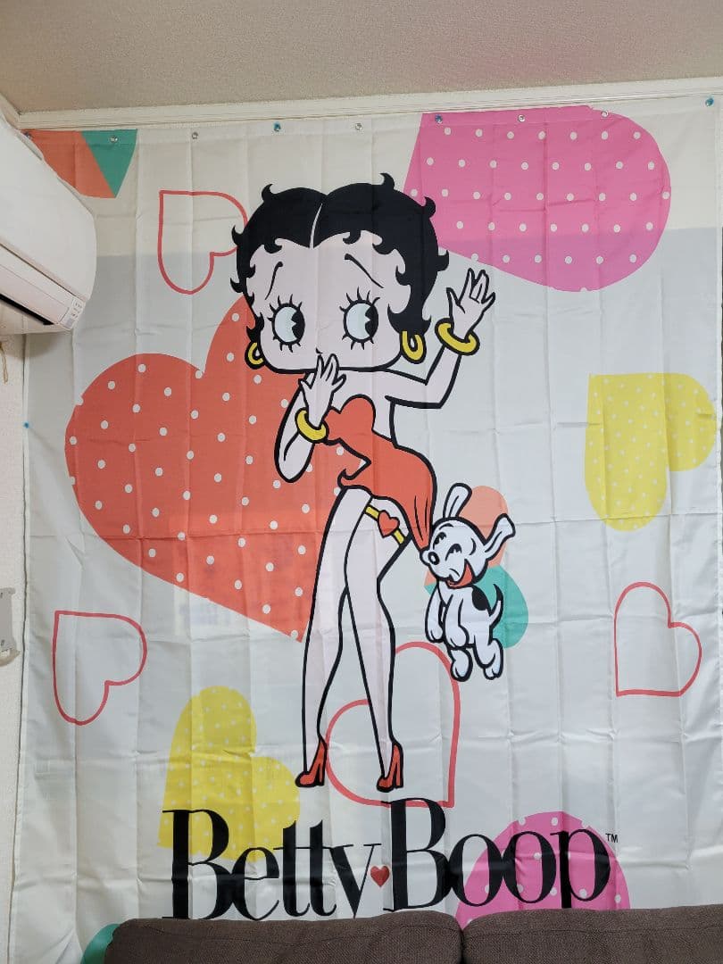 おまけ付き ベティーのシャワーカーテン・バスマット・トイレマット&カバー2点