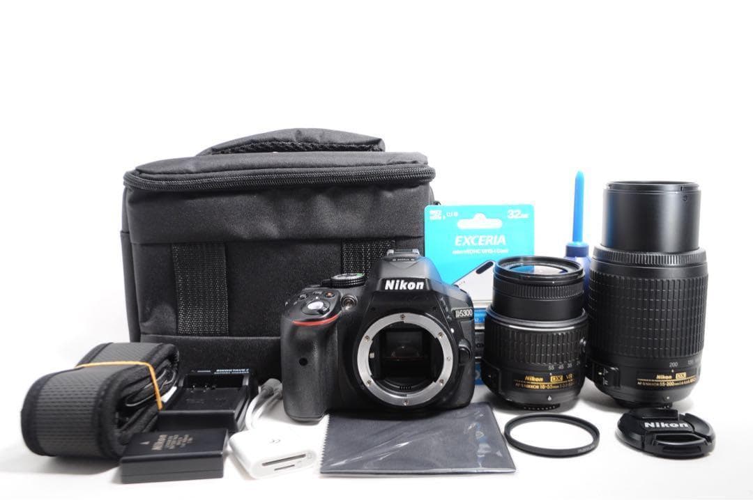 初心者おすすめ❤️Nikon D5300❤️Wi-Fi搭載❤️一眼レフカメラ