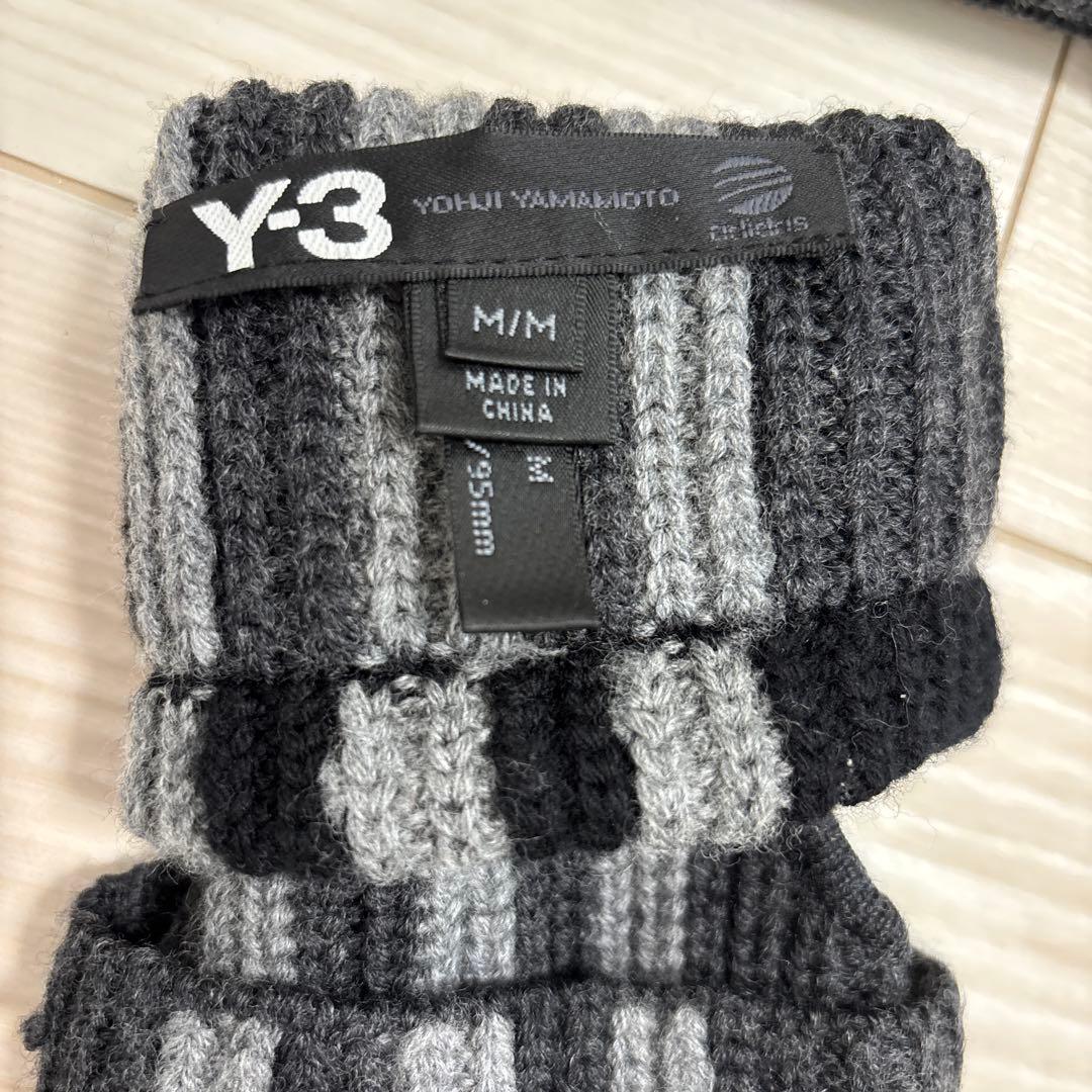 Y-3 手袋 アームウォーマー セット グレー/ブラック