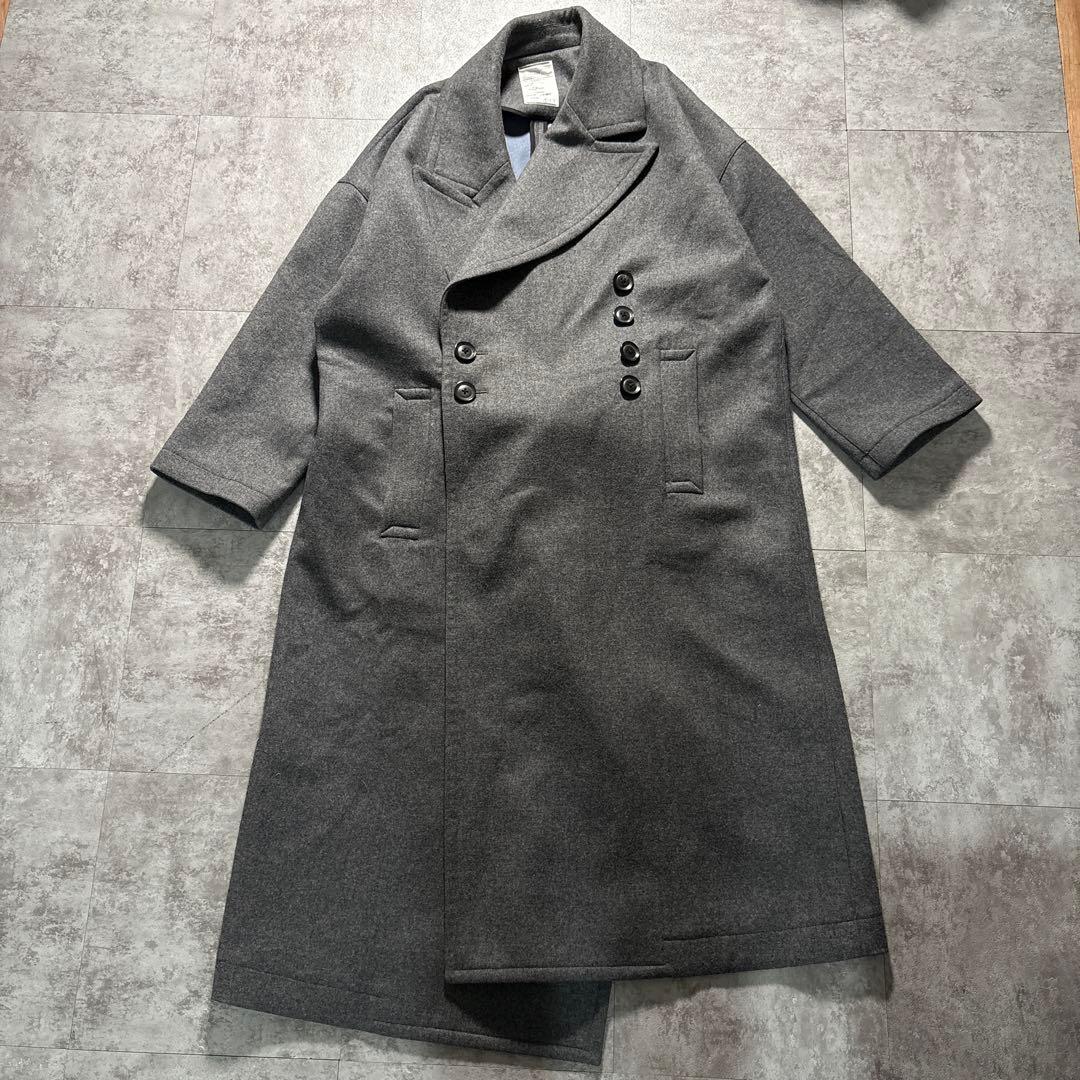 SHAREEF 16aw ウール カシミヤ ダブルフェイス ロング コート