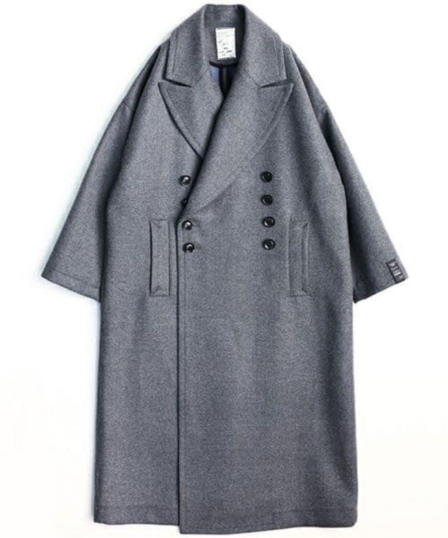 SHAREEF 16aw ウール カシミヤ ダブルフェイス ロング コート