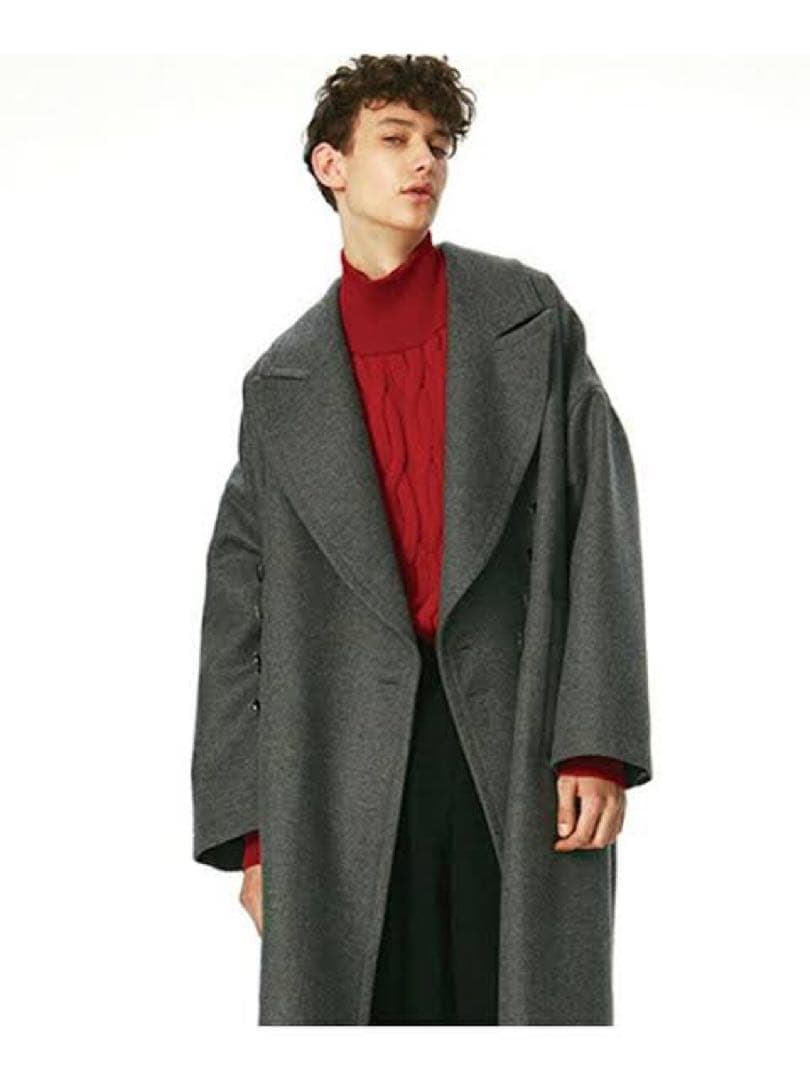 SHAREEF 16aw ウール カシミヤ ダブルフェイス ロング コート