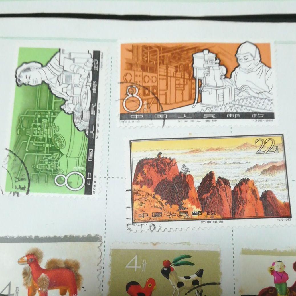 0059 中国切手未使用・銷印あり24種まとめ