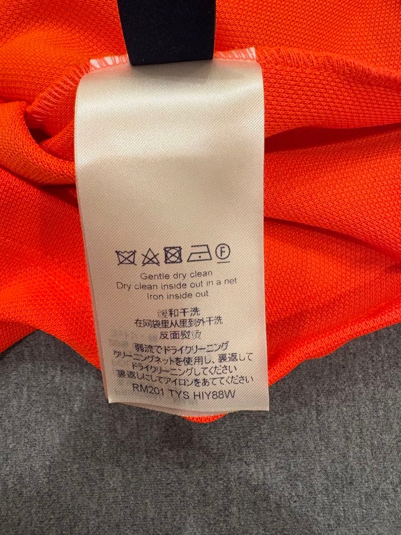 ルイヴィトン　オレンジ メッシュロゴ Tシャツ 半袖