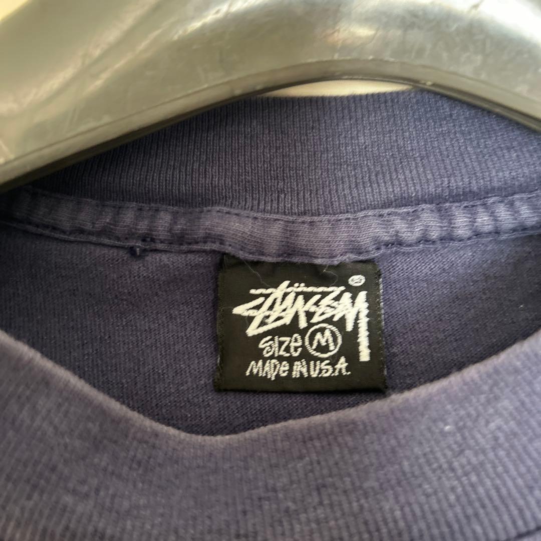 黒タグ レア Old Stussy オールド ステューシー Tシャツ Sクラウン