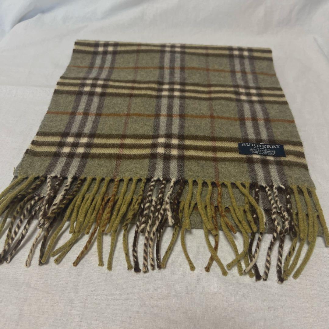 お値下げ中❗️⭐️【美品】BURBERRY バーバリー⭐️カシミア100%マフラー