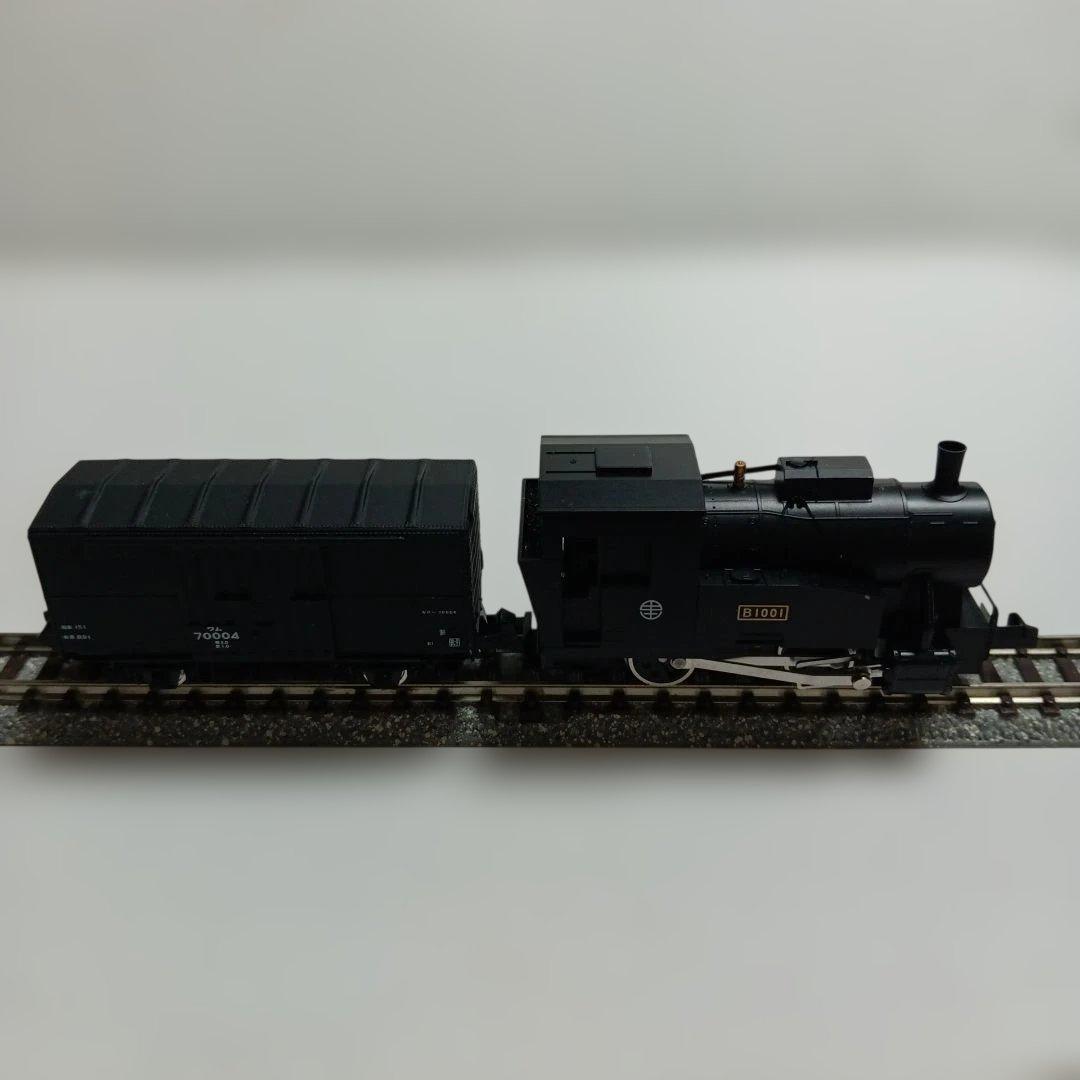 講談社(TOMIX)KD3-101 里山交通B1001形蒸気機関車と貨車