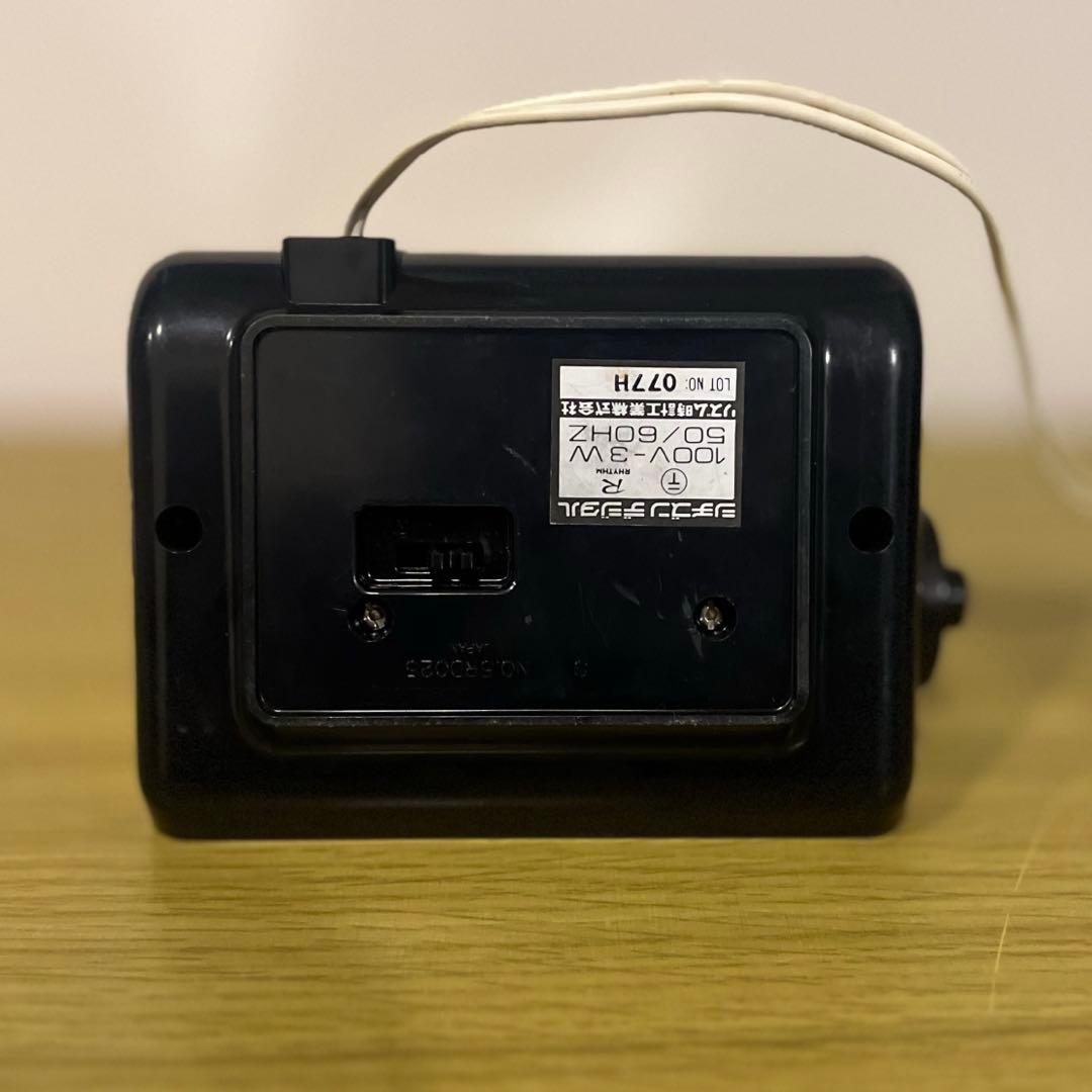 【メンテ済・動作正常】CITIZEN パタパタ時計 ハイリーフ・カーチス黄色