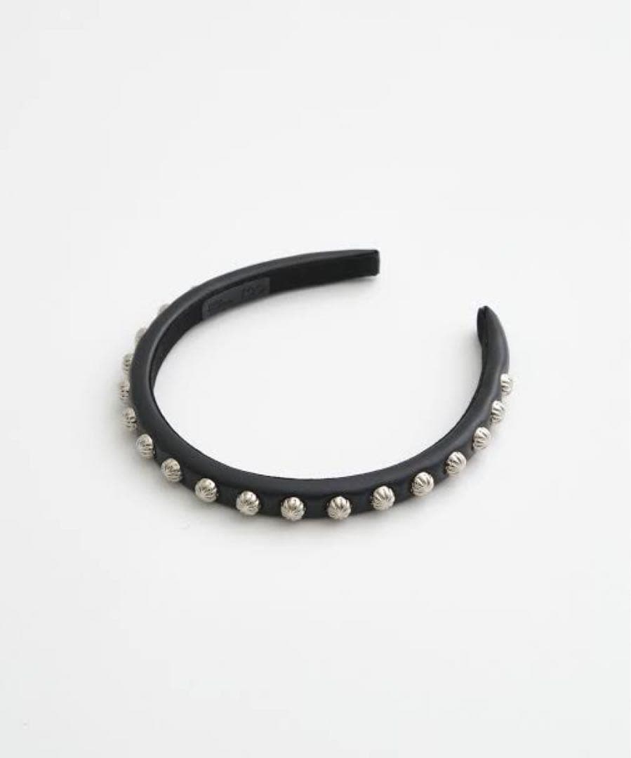 TOGA TOO Leather headband 3 トーガ カチューシャ