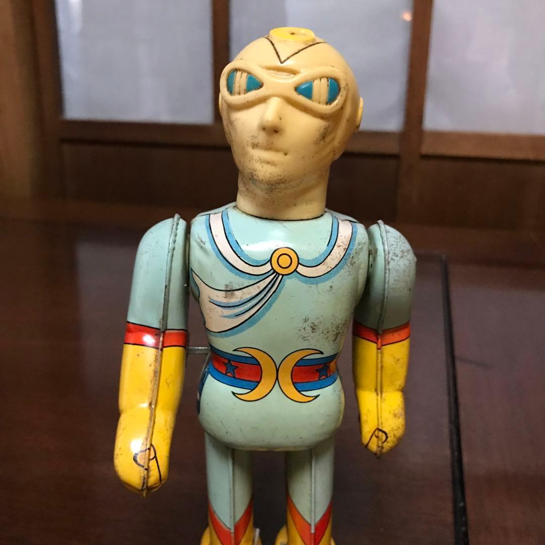 ブルマァク　月光仮面　当時物　ブリキ製　ゼンマイ歩行