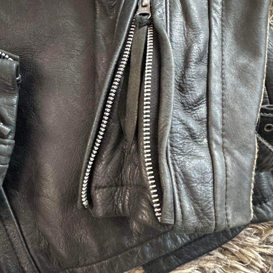 即購入ok！Schott ブラック レザージャケット シングルライダース