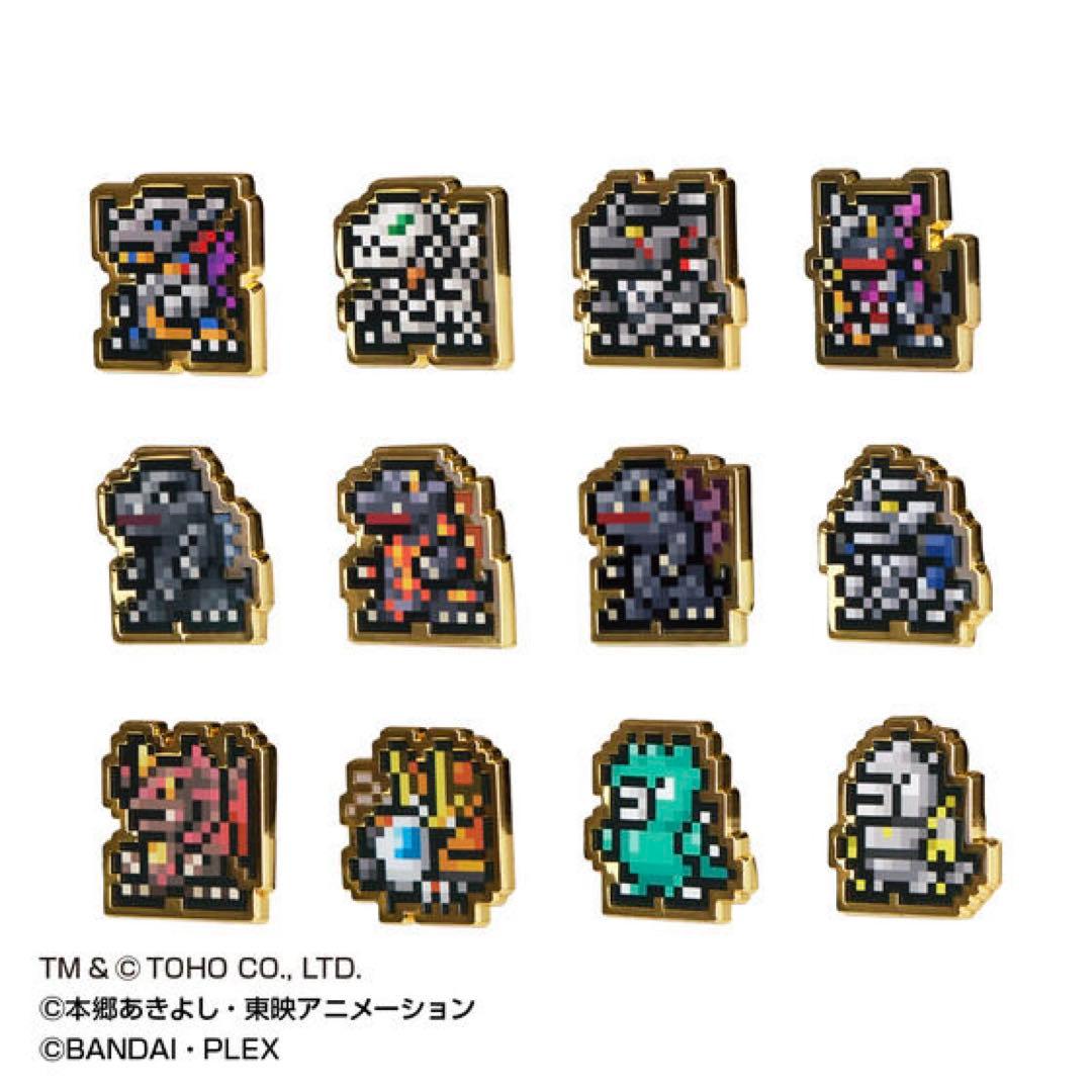ハ*ル様 ゴジラvsデジタルモンスター　ドットピンズセット