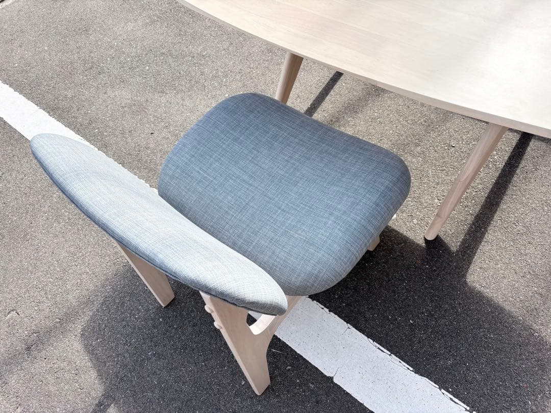 【引き取り限定】ニトリ リラックスワイド120 3点セット ホワイトウォッシュ