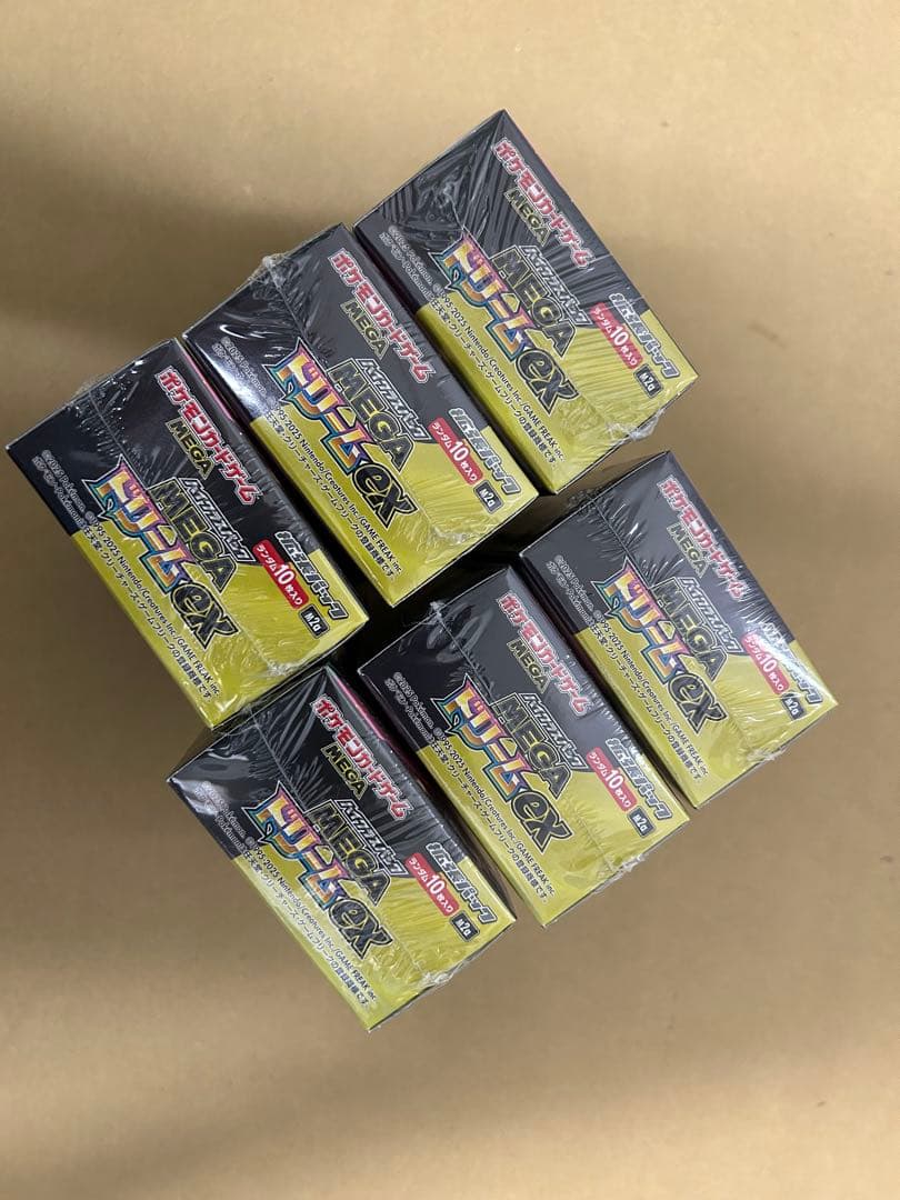 ポケモンカードゲーム メガドリームex 6BOX新品未開封　シュリンクあり