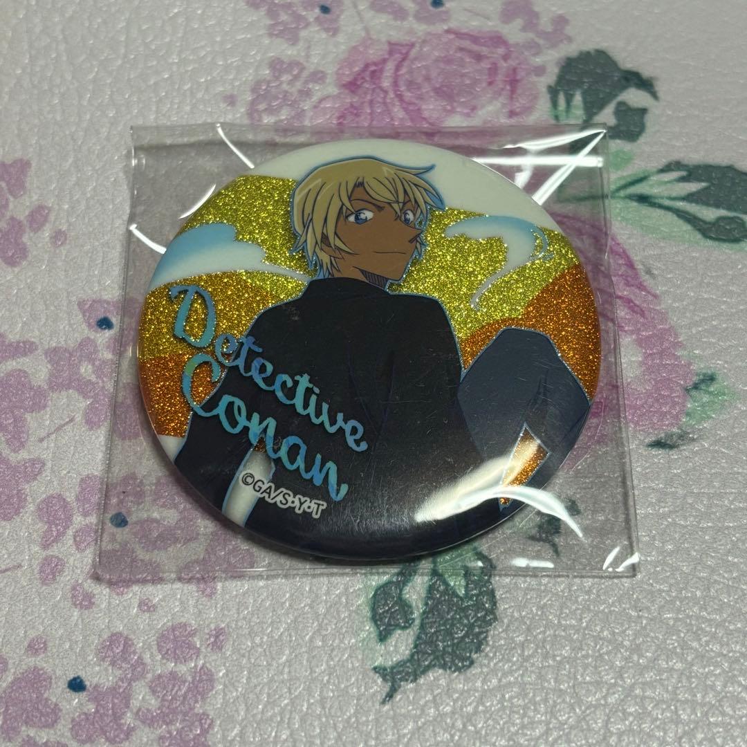 名探偵コナン セブン限定 グリッター ジャンプ クラックス 缶バッジ 安室透