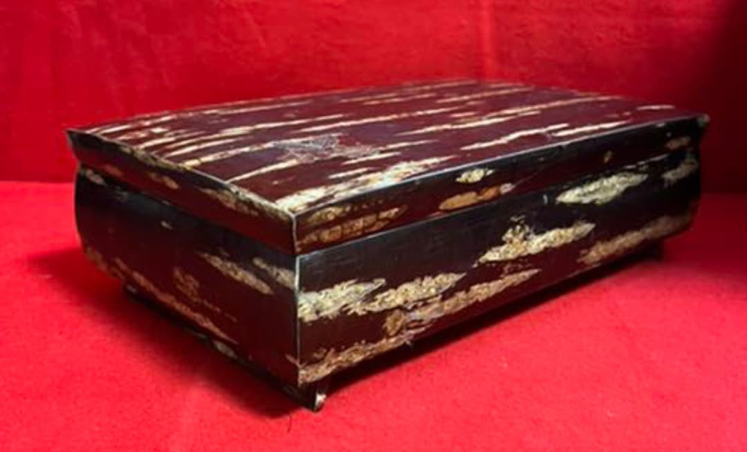 樺細工・オルゴール付・宝石箱・1点物