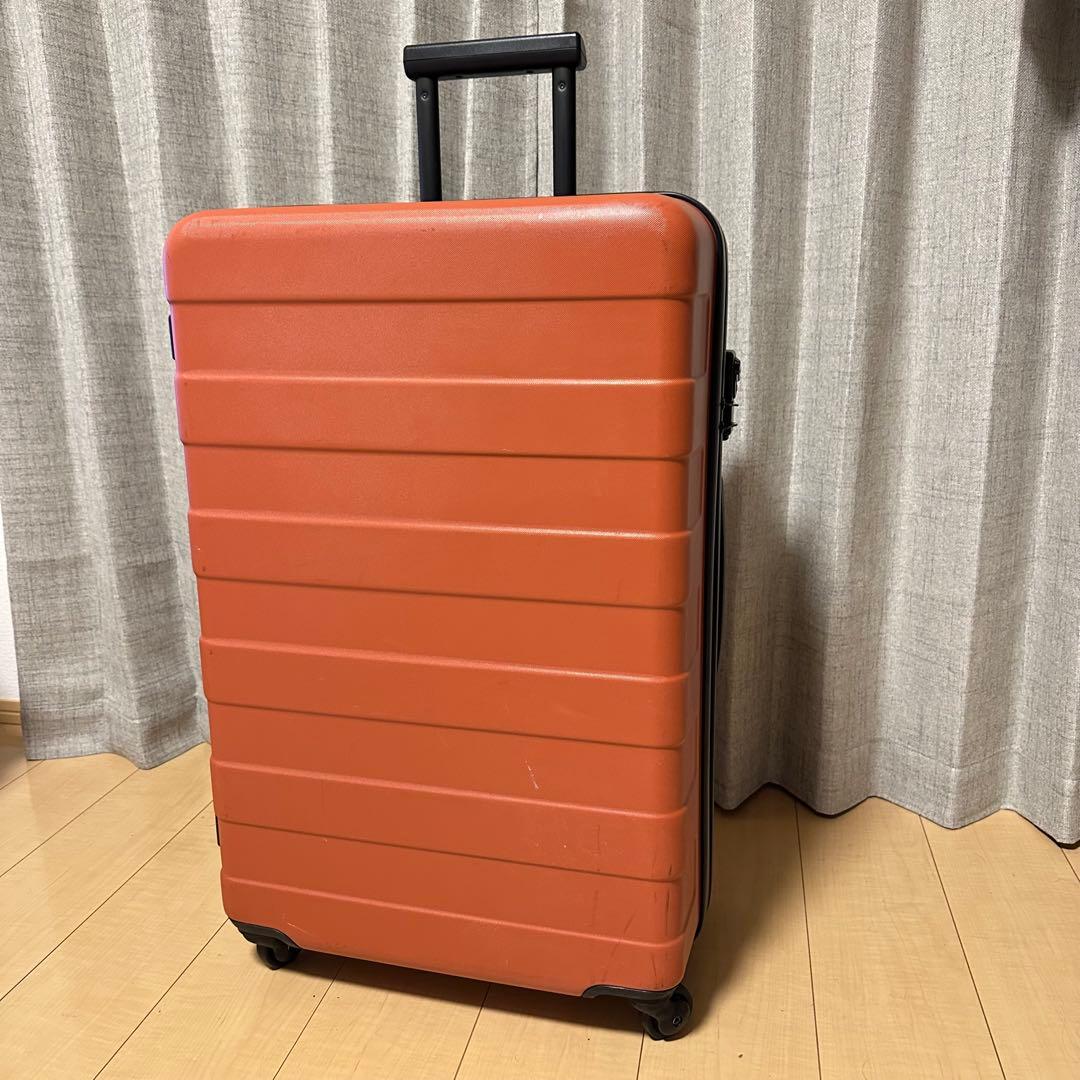 無印良品　キャリーケース　60L オレンジ系　大容量