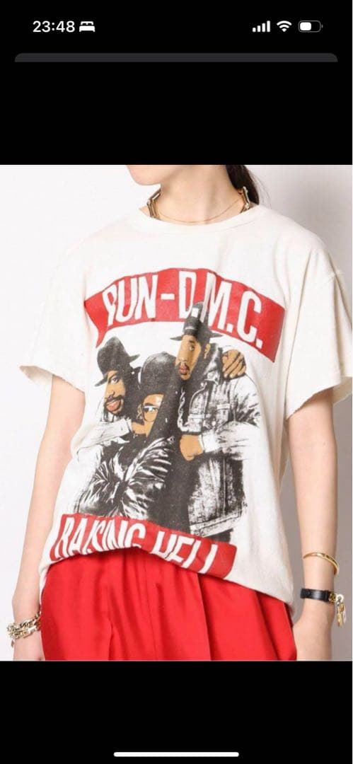 MADE WORN メイドウォーン　Run DMCTシャツ