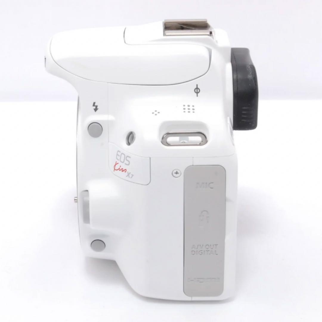お子様の成長記録にも⭐️Canon kiss X7 ホワイト⭐️ショット数少
