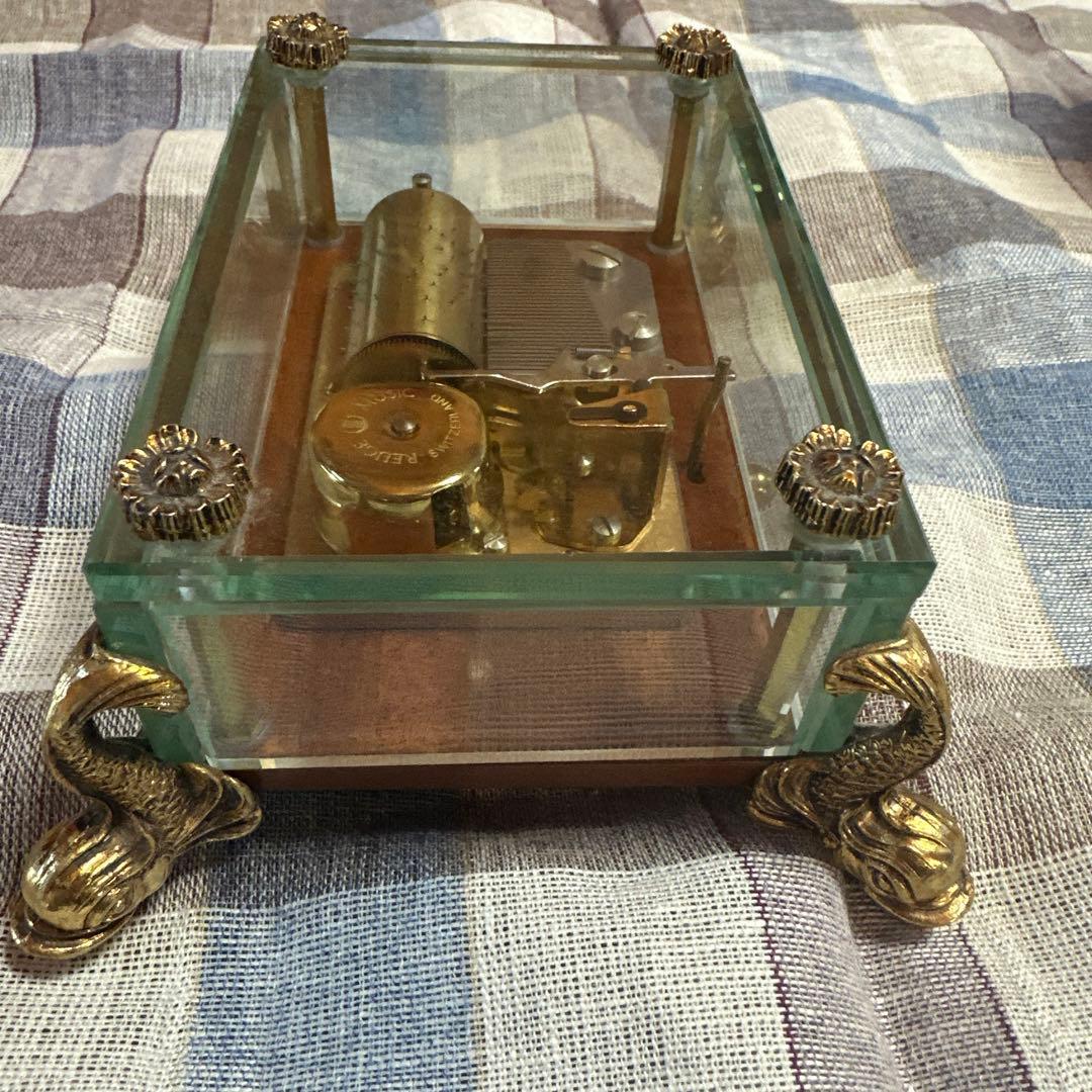 希少【リュージュ 】カノン♡オルゴール36弁REUGE ドルフィン　レバー難