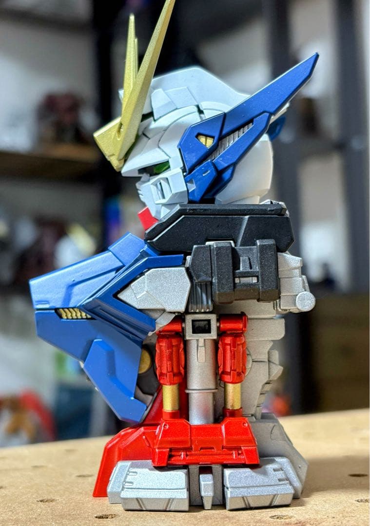 ガンプラ メカニカルバスト　ウイングガンダム　塗装済み　完成品