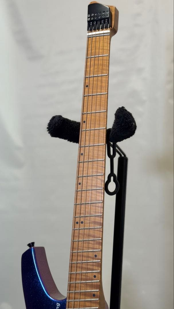 【ネック必見】ヘッドレスギター・マジョーラカラー・ファンフレット24F