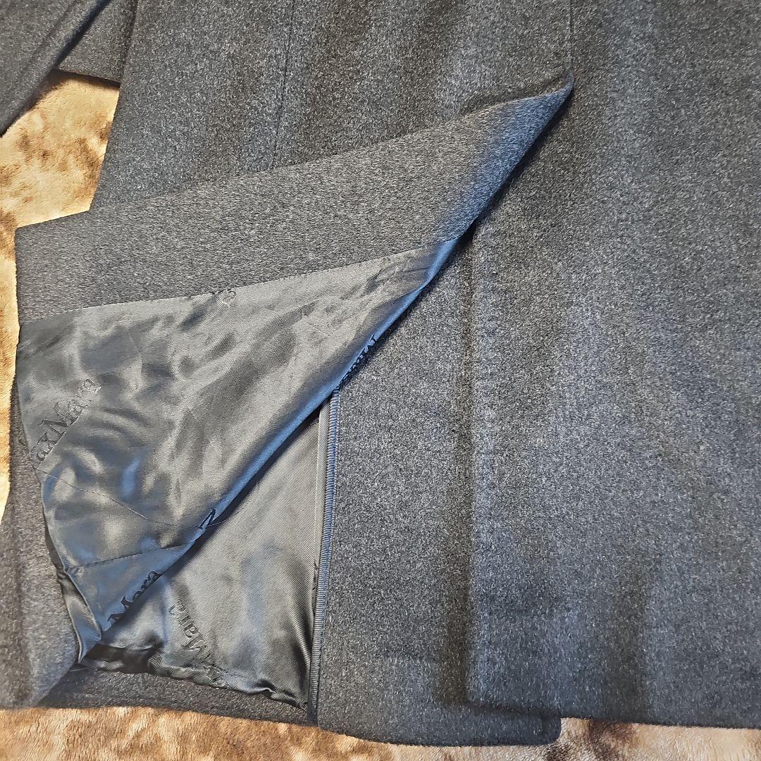 マックスマーラ　Max Mara　白タグ　チェスターコート　サイズ36 グレー