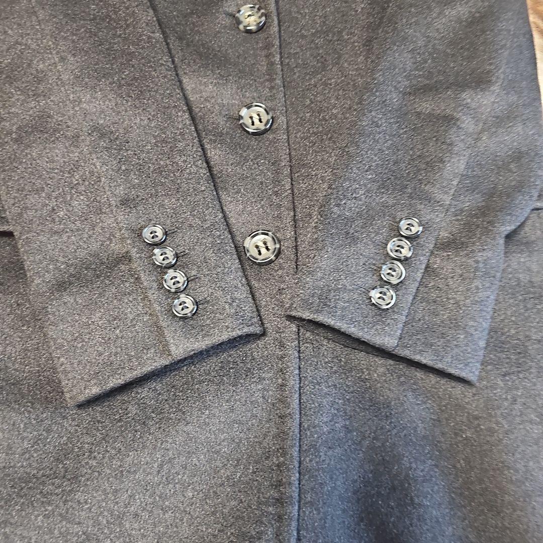 マックスマーラ　Max Mara　白タグ　チェスターコート　サイズ36 グレー