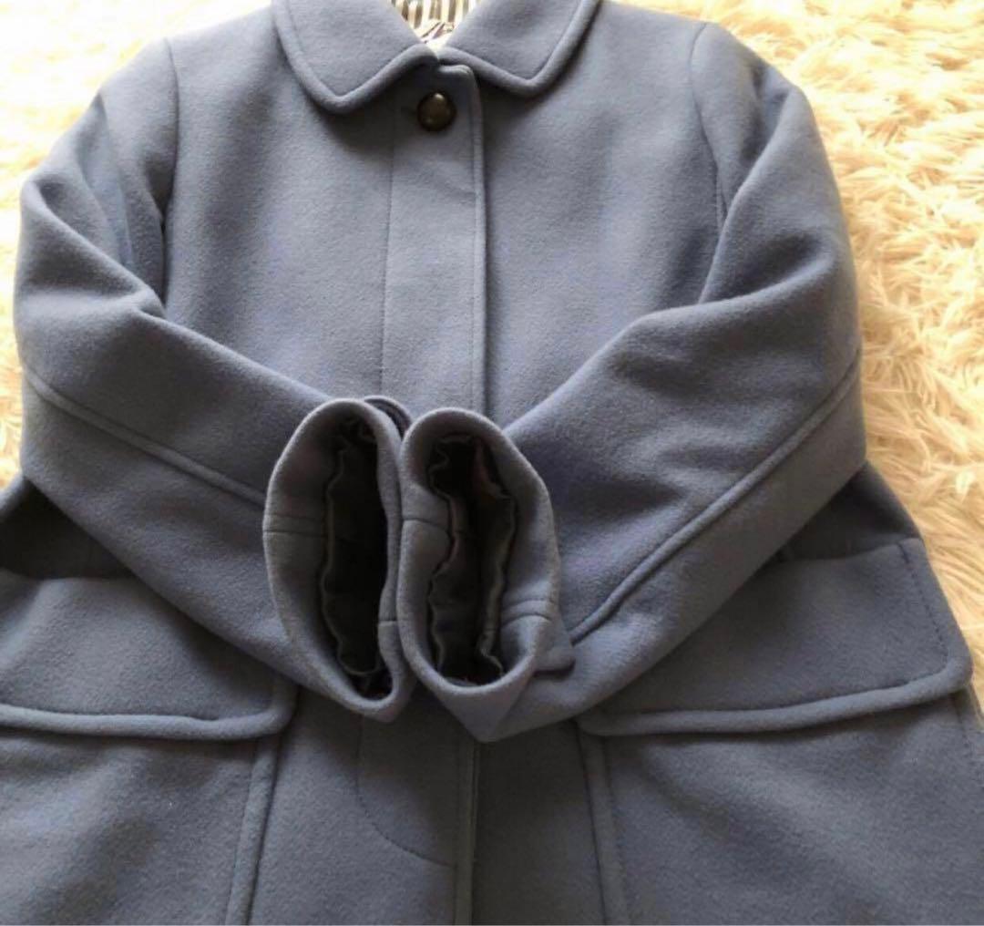 美品マッキントッシュフィロソフィー【38】メルトンステンカラーコート定価6.8万