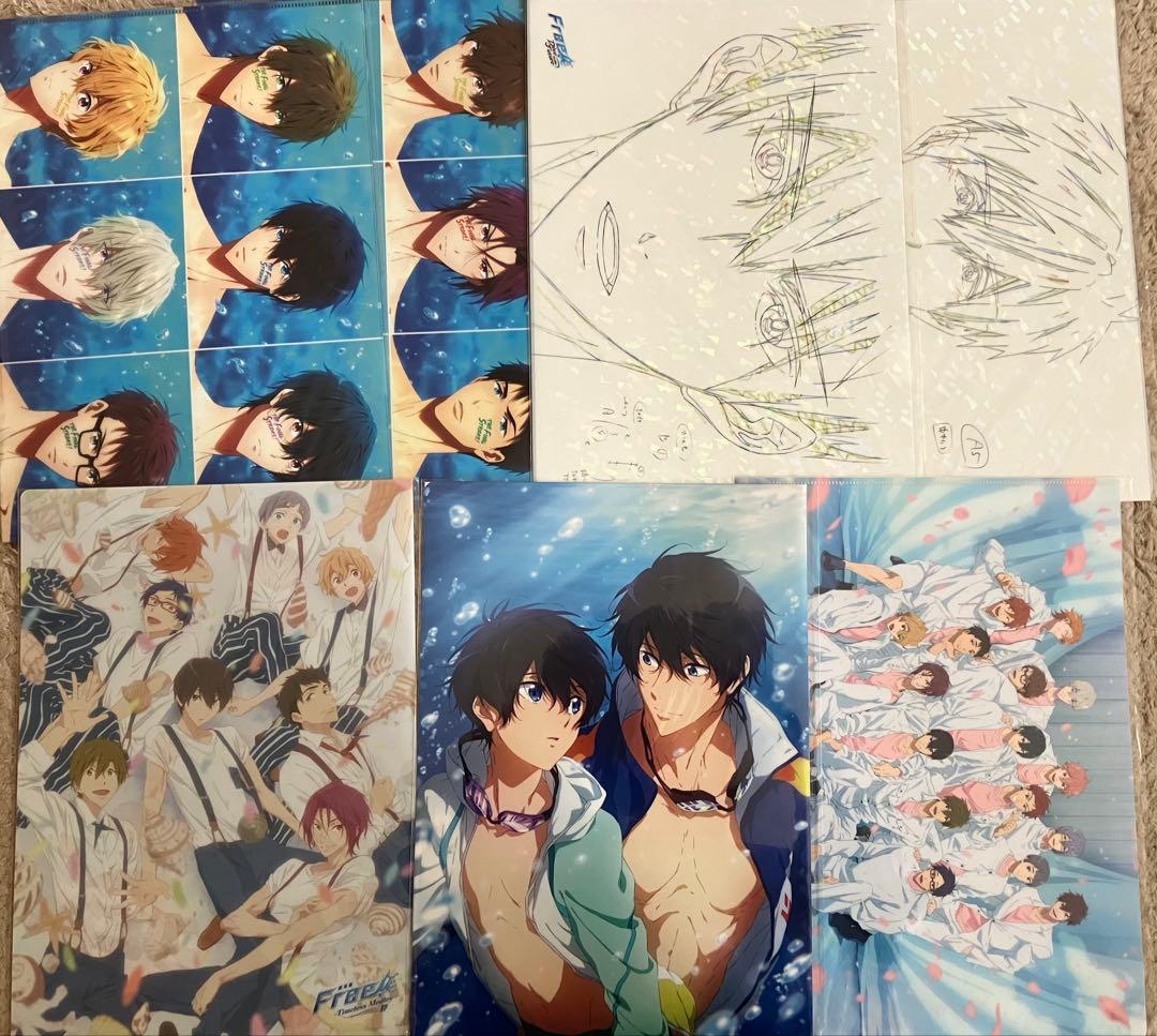 Free! クリアファイル、ポスター、フォトカホロなど、グッズまとめ売り