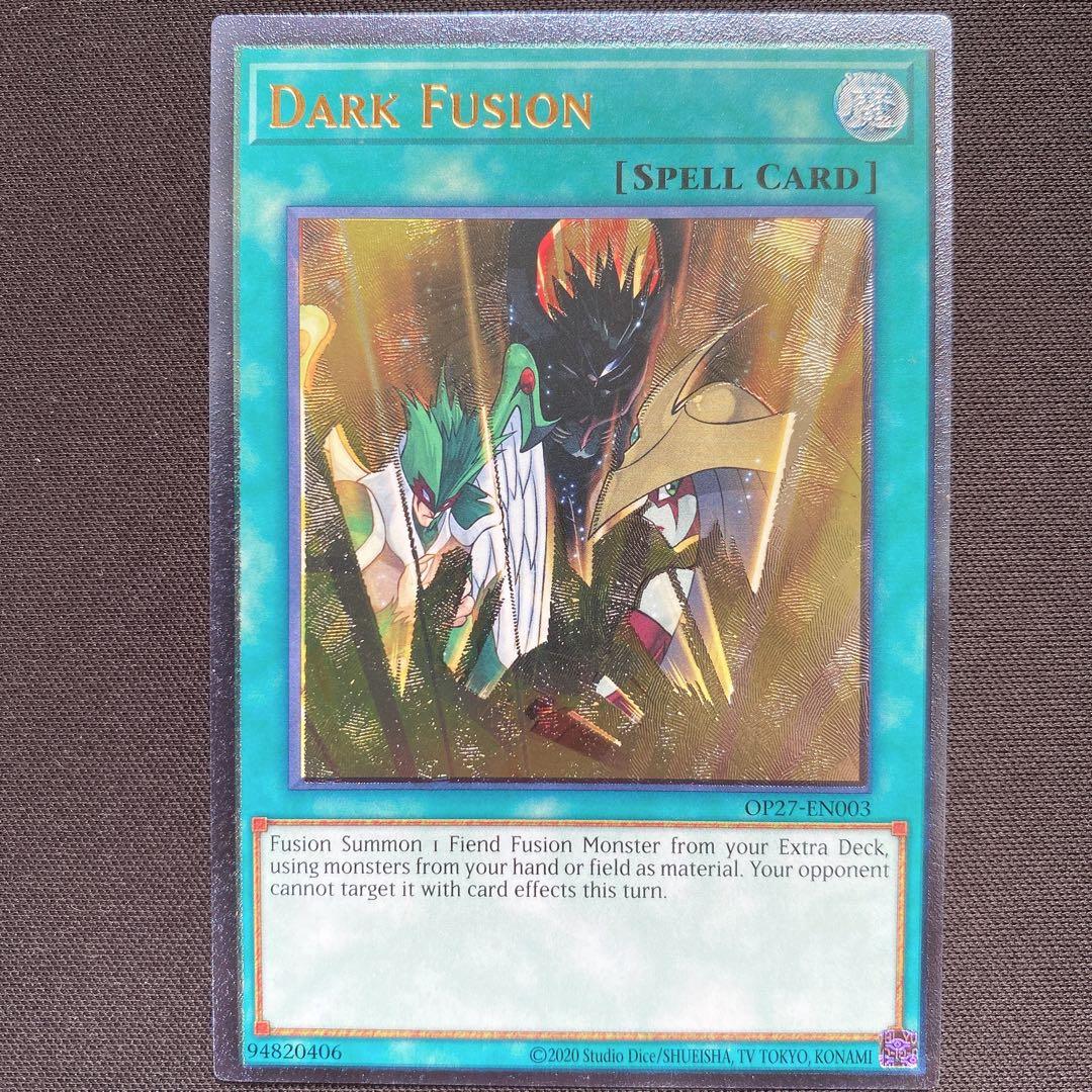 ダークフュージョン　英語　北米　OP27 レリーフ　3枚セット　OTS