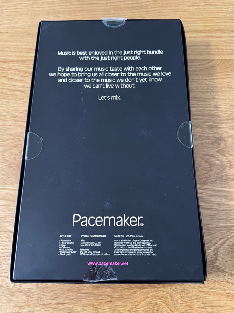 Pacemaker P211 DJミキサー Tonium