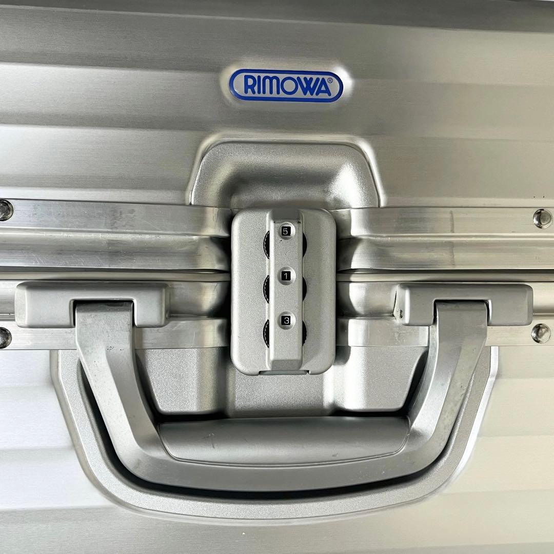 極美品・廃盤■リモワ 青ロゴ トパーズ 932.77 104L 4輪