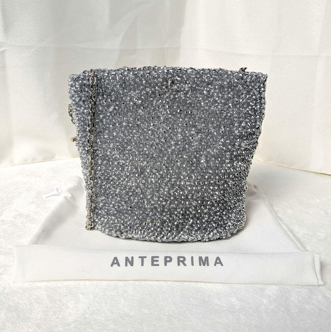 アンテプリマ スティローゾ ワイヤーバッグ ミディアム シルバー ♦ちいまか様♦