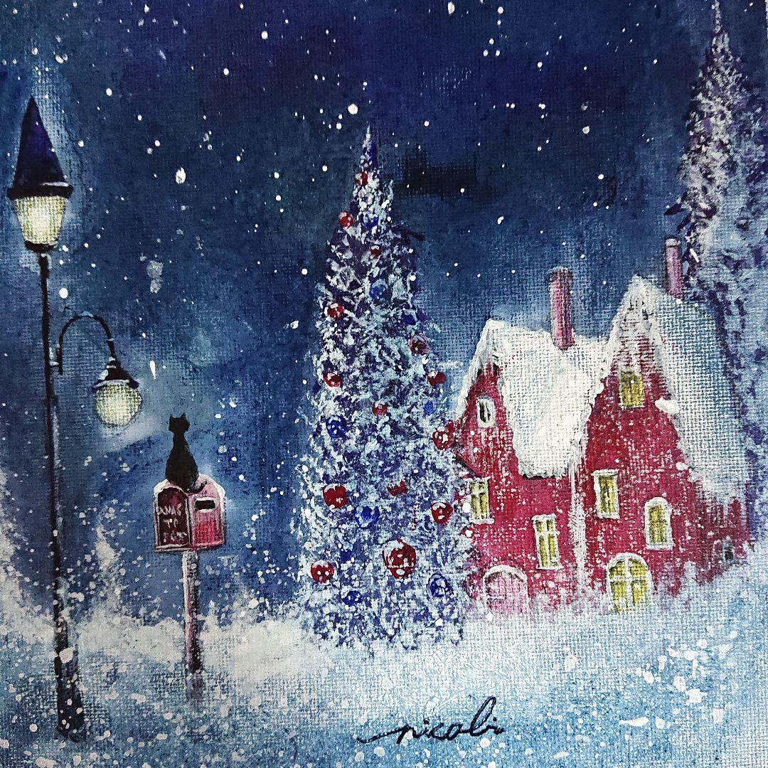 絵画 ★鈴華さま専用★ 青の魔法 962 F4キャンバス 原画 ア−ト