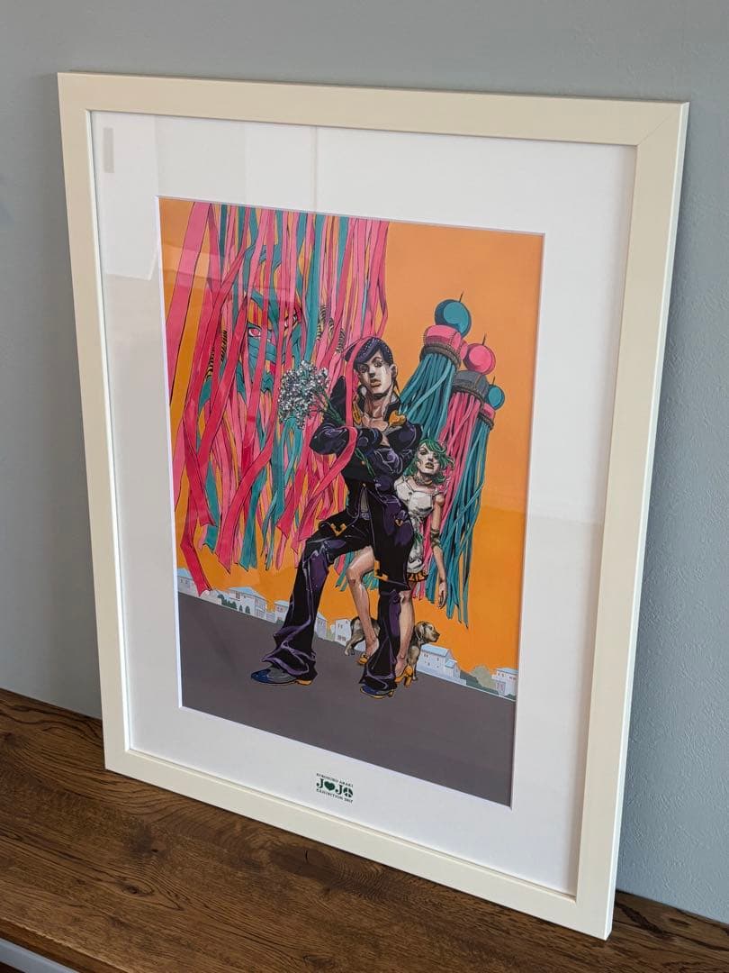 ジョジョ展 JOJO展 仙台限定 複製原画 東方仗助 荒木飛呂彦 サイン