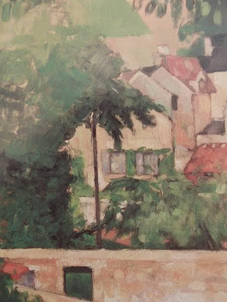 セザンヌ、カルチエ・フール、希少画集画、新品高級額、額装付、状態良好