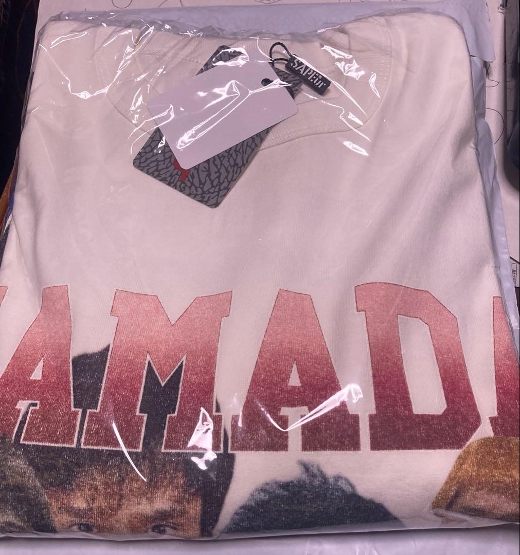 新品SAPEur サプール ダウンタウン 浜田雅功　ごぶごぶ Tシャツ 白 L